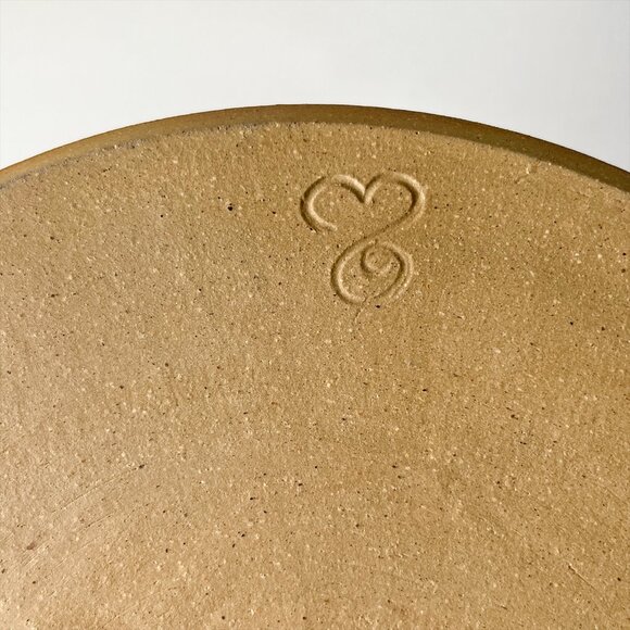 Handmade Art Pottery Ceramic Water Dispenser Crock White Floral on Yellow Signed - Picture 13 of 16